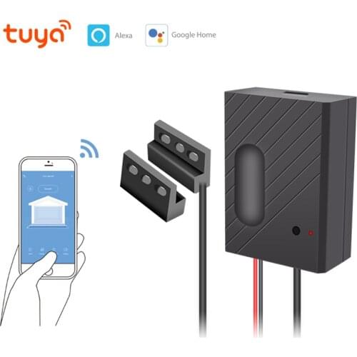 WiFi Garage Door Opener Smart Gate Door Controllor Compatible With Alexa Echo Google Home Smart Life Tuyasmart IOS Android APP