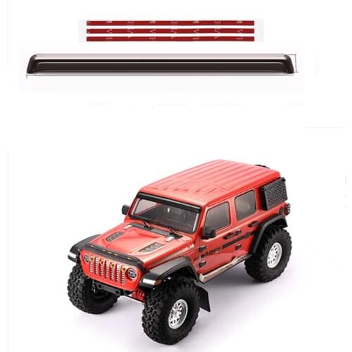 DJ 1:10 RC Car Modification Parts AXIAL SCX10 III Wrangler TRX4 TRX6 Universal Sun Hat Rain Shield Acrylic Transparent Black