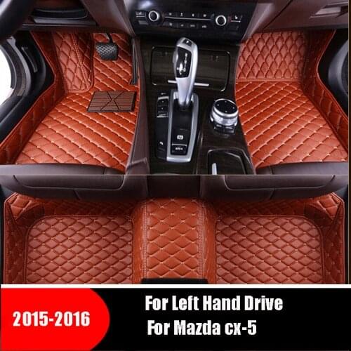 For Mazda cx-5 cx5 cx 5 2016 2015 Car Floor Mats Custom Rugs Carpets Foot Cover Auto Styling Accessories Car Pads