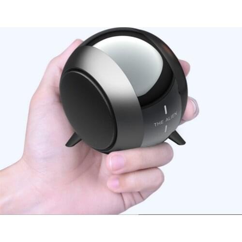 Radio Fm Bluetooth Speaker Makita Subwoofer Alien Wireless Mini Metal TWS Interconnection Card HIFI Stereo Surround Small Steel