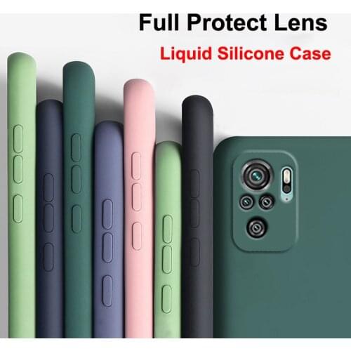 For Xiaomi Redmi Note 9S 9 8T 8 Pro Max Mi 9T 10 Lite K30 POCO F2 X2 Case Liquid Silicon Rubber Skin Plush Lining Camera Cover