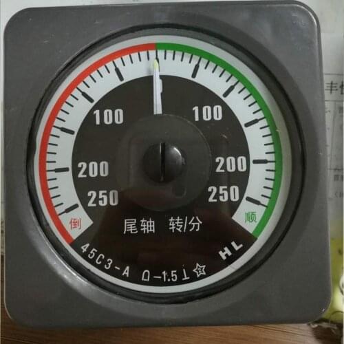 Two way tachometer of stern shaft System bidirectional display pointer type propeller speed indicator