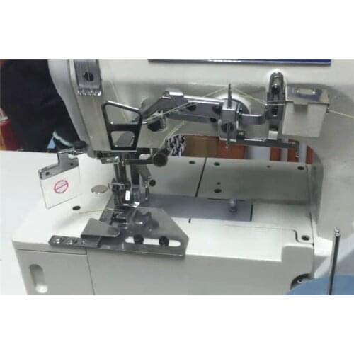 DAYU205 2or3 needle 5 lines CoverStitch Machine Sewing purpose flat stretch curling hem pull tube / bead width adjustable