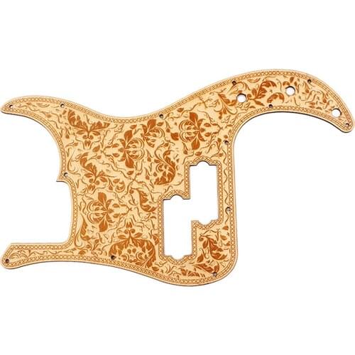 Maple Pickguard Scratch Protector Plate 375x225x2.5mm for PB Guitar