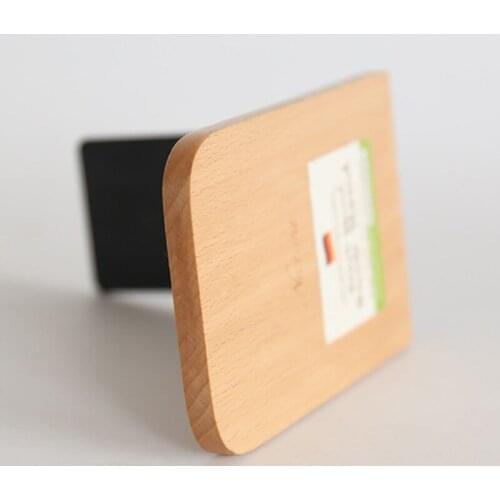 N0HC Multi-purpose Wood Bookends Desk Ornament Bookend for Desk Clear Desk Sturdy Book Holders for Heavy Books Magazines