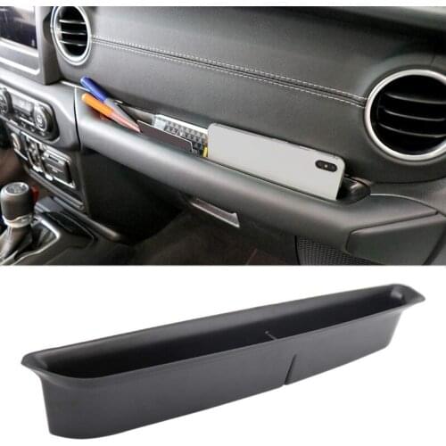 NewGrab Tray Passenger Storage Tray Organizer for 2018-2019 Jeep Wrangler JL JLU & 2020 Jeep Gladiator JT Grab Handle Accessory