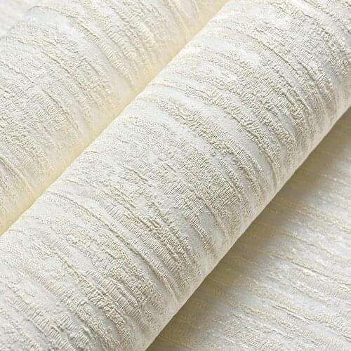 Solid Color 3D Embossed Textured Wallpaper Modern Flocking Non-woven Wall Paper Roll Living Room Wallpaper For Bedroom Walls