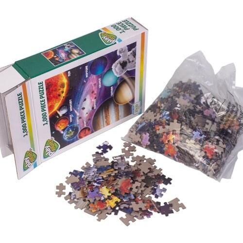MaxRenard 68*49cm Adults Jigsaw Puzzles 1000 Pieces Assembling Planet Creative Puzzles for Adults Difficult Intelligence Game