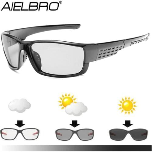 Polarizing Glasses 2020 Man Cycling Glasses MTB Bike Bicycle Glasses Photochromic Cycling Eyewear Protection Cycling Goggle