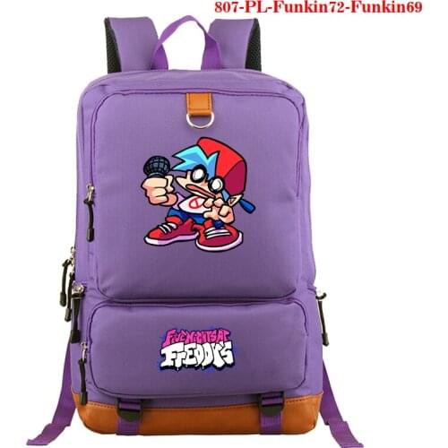 New Friday Night Funkin Print Backpack Men Women Travel Rucksack Fashion Large Capacity Knapsack Children Boys Girls Bag Mochila