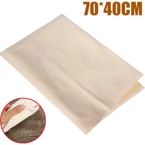 70*40cm Natural Chamois Leather Car Cleaning Cloth Genuine Leather Wash Suede Absorbent Quick Dry Towel Streak Lint