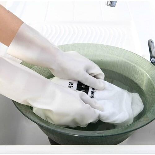 Japan Dishwashing Cleaning Gloves Magic Silicone Rubber Dish Washing Glove for Household Scrubber Kitchen Clean Tool Scrub