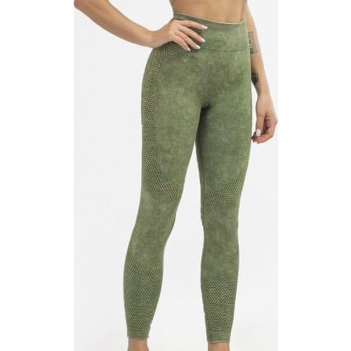 NCLAGEN Women Gym Leggings Seamless Fitness Squat Proof High Waist Yoga Pants GYM Butt Lift Elastic Enhancing Running Tights