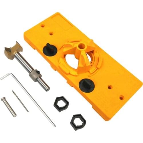 ZK30 Concealed 35MM Cup Style Hinge Jig Boring Hole Drill Guide Bit Wood Cutter Carpenter Woodworking DIY Tools