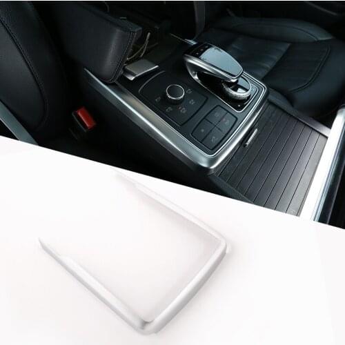 1 Pcs ABS Chrome Central Control Multimedia Mode Decoration Frame Trim For Mercedes Benz GLE GLS ML GL Class W166 2013-2019