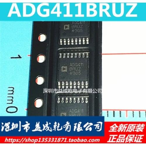 100% Original New In Stock ADG411BRUZ ADG411BRU ADG411 TSSOP16 SPST