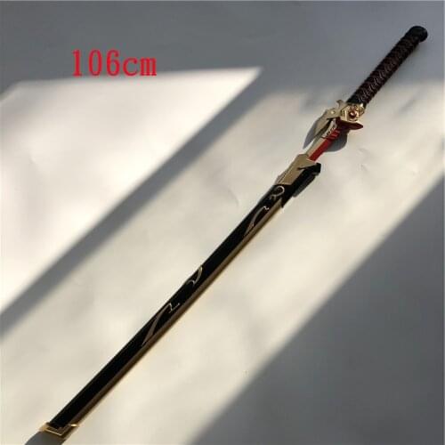 106cm Cosplay Overwatch Game Genji Evil Spirit Sheath Knife Dragon Blade Shimada Genji Katana Role Play PU Weapon Prop Sword
