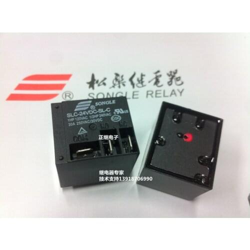 2pcs/lot Relay SLC-24VDC-SL-C 5PIN 30A T91 New and original
