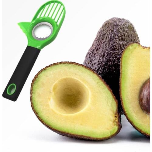3 In 1 Avocado Cutter Slicer Plastic Shea Corer Separator Peeler Fruit Splitter Multifunctional Tool kitchen gadgets accessories