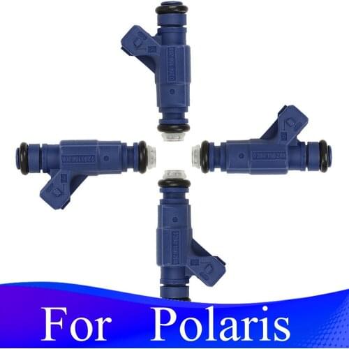 4pcs Fuel Injector Nozzle For Set Polaris RZR Sportsman Ranger EFI 700 800 0280156208