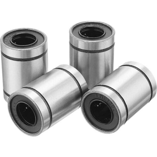 4 pcs LM12UU 12x22x32mm Double Side Rubber Seal Linear Motion Ball Bearing