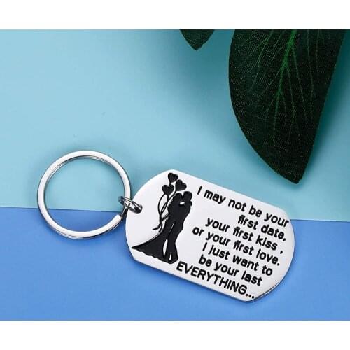Keychain Wedding Anniversary Christmas Valentines Gifts To Wife Husband Keychain Gift for Couple Women Men Boyfriend Girlfriend