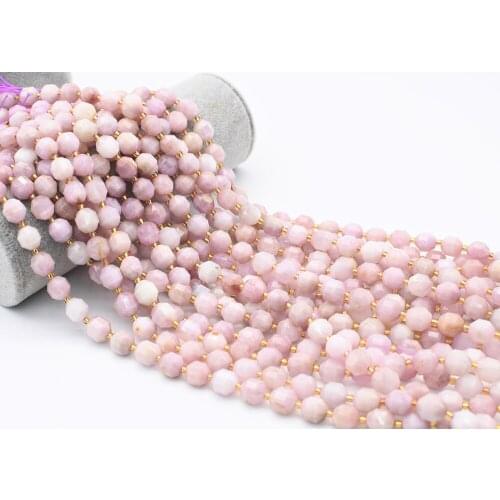 10mm AA Natural energy column Faceted irregular round Stone Beads For DIY necklace bracelet jewelry making 15 "free delivery