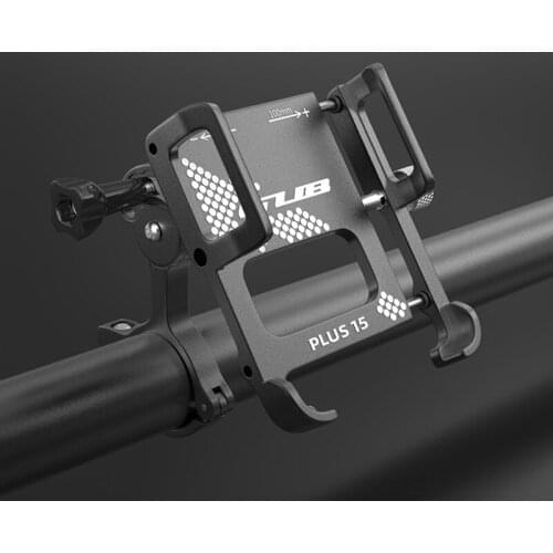 2021 New Bike Phone Holder GPS Stand Adjustable Aluminum Alloy GUB PLUS 15 Phone Holder Rotating Universal Rack For Motorcycle