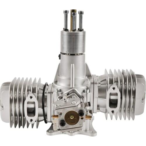 DLE111 111cc Twin Gasoline Engine W/ Electronic Ignition & Muffler For RC Plane