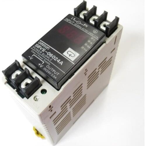 Switching power supply S8VS-06024 S8VS0080F 60W | 24V | 100-240VAC | 2.5A