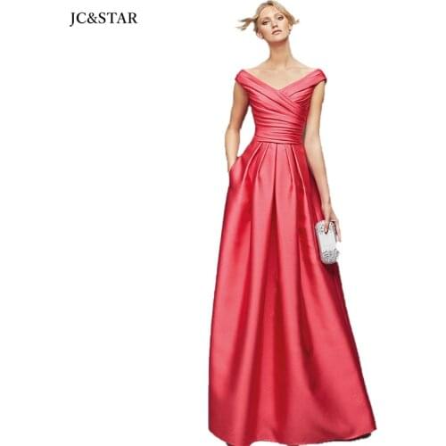 JC&STAR Womens Satin Dresses