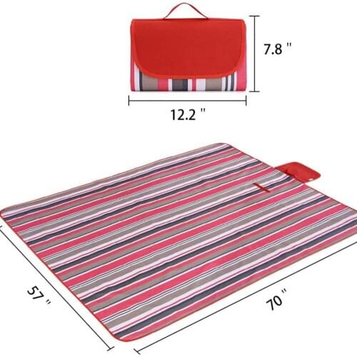 Machine Washable Picnic Mat Thickened Moisture-proof Camping Mat Picnic Cloth Beach Outdoor Travel Mats