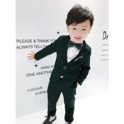 Formal summer Boys Blazer 4 pcs/set Wedding Suits for Boy Formal Suit Boys wedding suit Kid Tuxedos Page boy Outfits 4 pieces