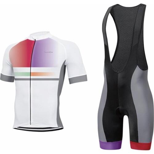 Pro team Runchita Cycling Jerseys Sets Bicycle Kit Cycling Suit Clothing Short Sleeve Road Bike Jersey Maillot Ciclismo