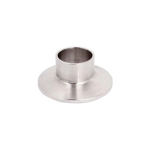 SUS 316 Stainless Steel 25mm OD Sanitary Pipe Weld on Ferrule Fit 1.5" Tri Clamp
