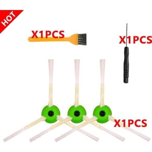 2pcs Green Side Brushes for iRobot Roomba I Series i7 E5 E6 Robotic Vacuum Cleaner Replacement Side Brush Parts Accessories