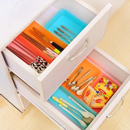 Candy Colors Desktop Drawer Storage Box Storage Basket For Toy Tableware Jewelry Fruit Container Shelves Glove Storage Box