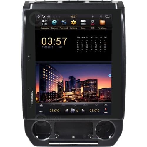 12.1 inch Car Radio Stereo Vertical Screen For Ford F150 2015-2019 Car Autoradio GPS Navigation Multimedia DVD player