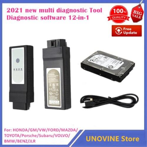 UNOVINE Multi Car Diagnostic Tool SDT V12 for Full Brands of Cars BMW/BENZ/JLR/H-ONDA/G-M/V-W/F-ORD/MA-ZDA/TOYOTA/S-ubaru/V-OLVO