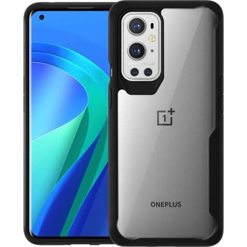 For OnePlus 9 Pro Case,Shockproof Slim Fit Clear PC Back with TPU Soft Edge Protective Cover For OnePlus 8 8T 7T 1+7 Pro 6T 5T
