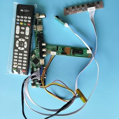 For CLAA154WB03A Driver Board Controller HDMI Digital Signal VGA AV TV New 1 lamps 15.4" 30pin USB Module 1280X800