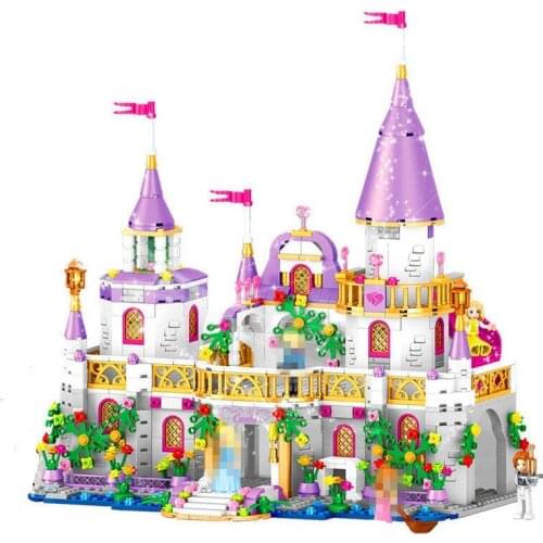 Girls House Princess Windsor Castle Building Blocks Set Toys for Children Girls Gift Blocks Friends