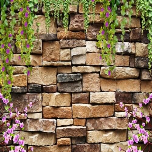 Dropshipping Colomac Waterproof Wallpaper Stone Mountain Stone Natural Style Wallpaper Bedroom Wall Mural 3d Papel De Parede