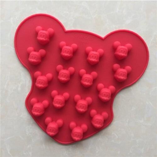 Currently Available Wholesale 16 Even Mouse Series Chocolate Mold Silicone Ice Lattice Mode XG638