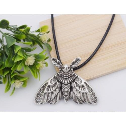 Gothic Moth Butterfly Pendant Necklaces Fashion Christmas Party Jewelry