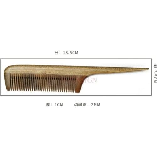 Sandalwood Professional Hair Comb Tail Combs Pick Distribution Road Child Tie Wood Straight Hairbrush Hairdressing Supplies Sae