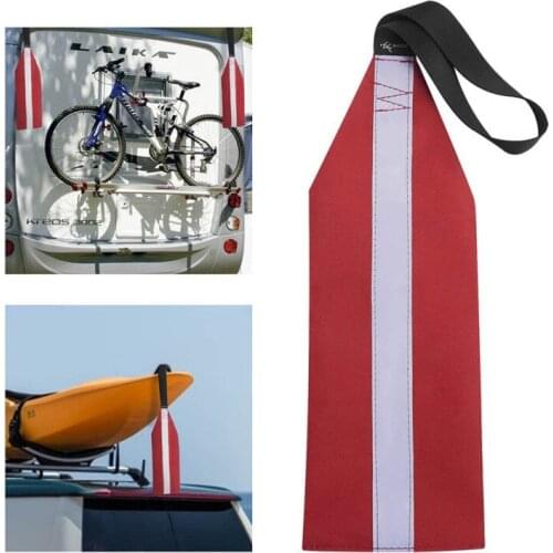 Red Kayak Long Load Safety Flag Tow Flag for Kayaks Canoes Warning Flag Long Travel SUP Kayaking Equipment Oversized Load