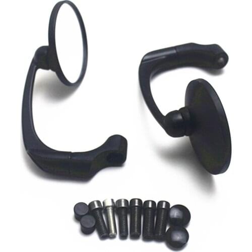 M8 M10 Universal Motorcycle Mirror Round Handlebar Rearview Side Mirrors For Harley Honda Yamaha Suzuki Kawasaki