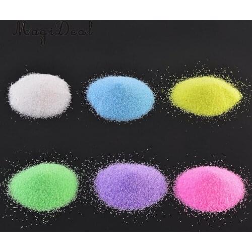 MagiDeal 10 Bags Quartz Sand for Bonsai Micro Landscape DIY Terrarium Wishing Bottle Fairy Garden Decor