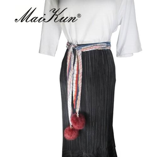 New Bohemian Belt for Women Summer Fashion Long Dress Belt Printed Chiffon Ribbon Thin Cummerbunds Ladies Fashion Accessories